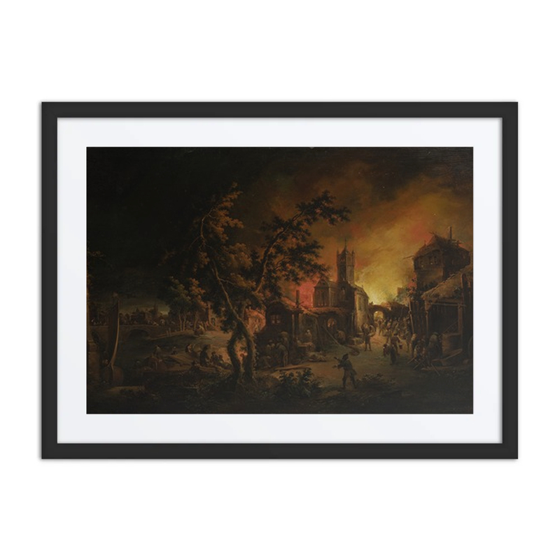 Conflagration at Night