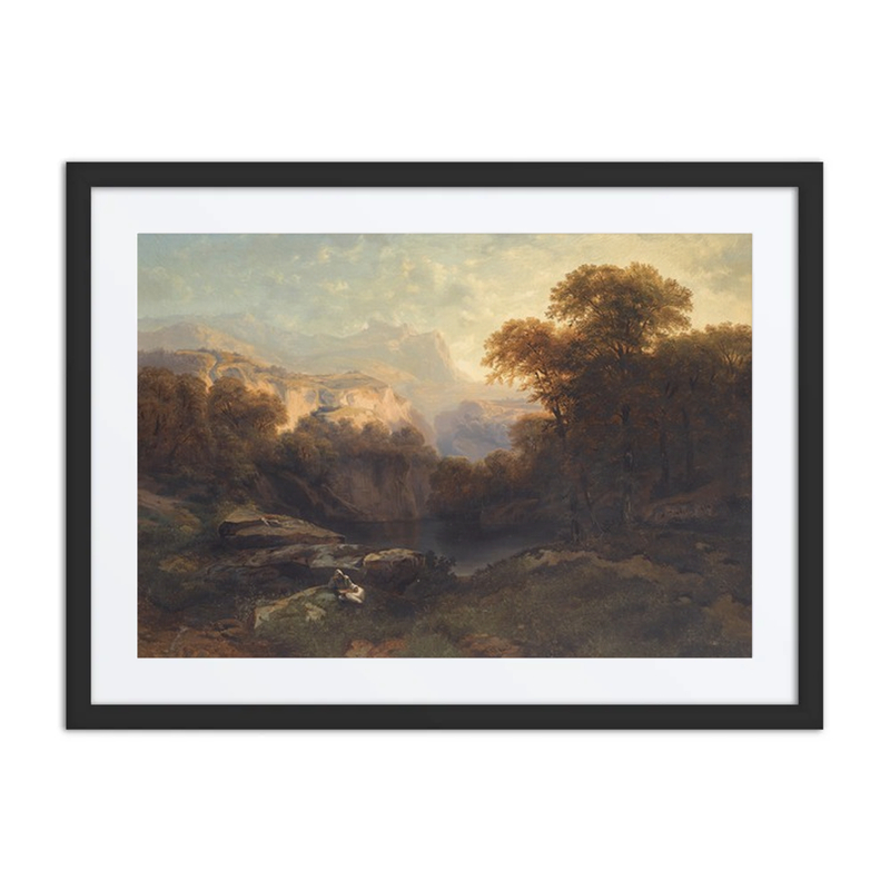 Contemplation in an Alpine Landscape