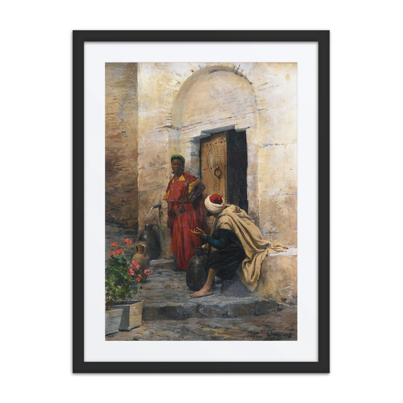 Conversation at the Fountain