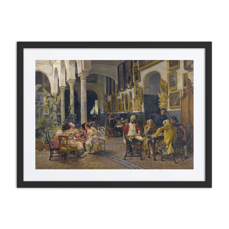 Conversation in a Sevillian Courtyard