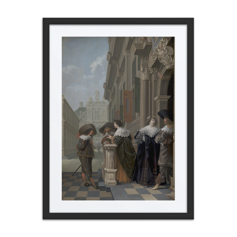 Conversation Outside a Palace