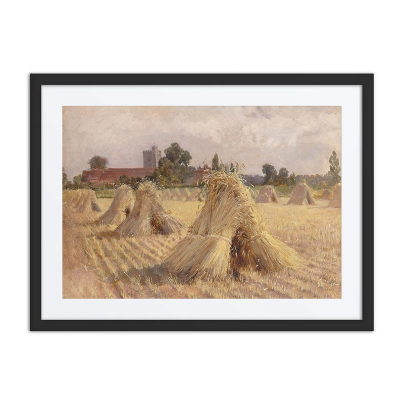 Corn Stooks by Bray Church