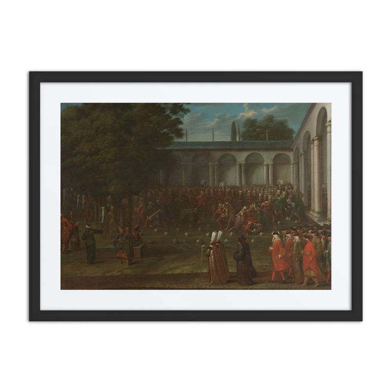 Cornelis Calkoen on His Way to His Audience with Sultan Ahmed III