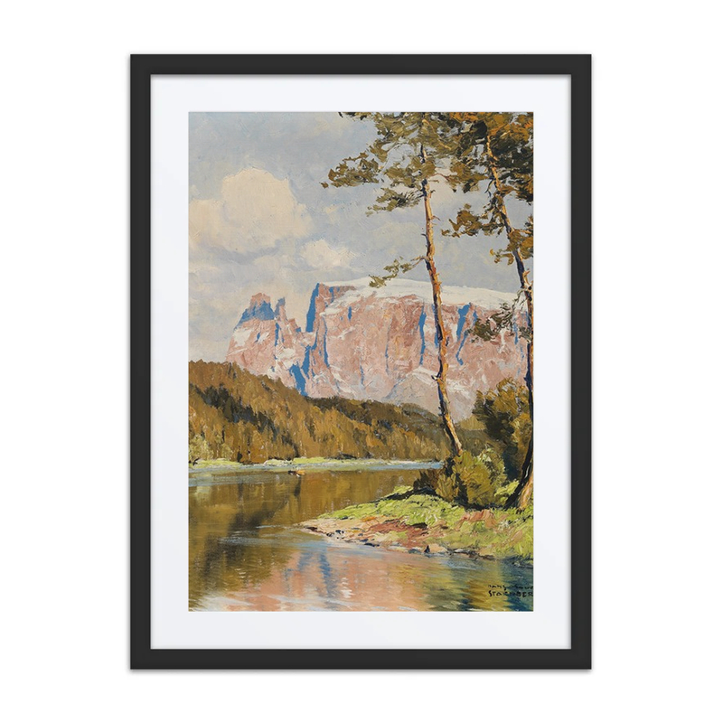 Costalovarasee Mit Schlern