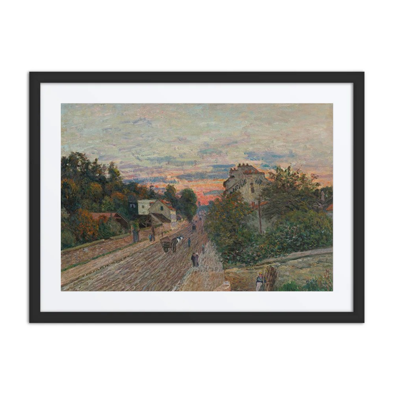 Coucher de Soleil, la Route de Versailles à Chavilles
