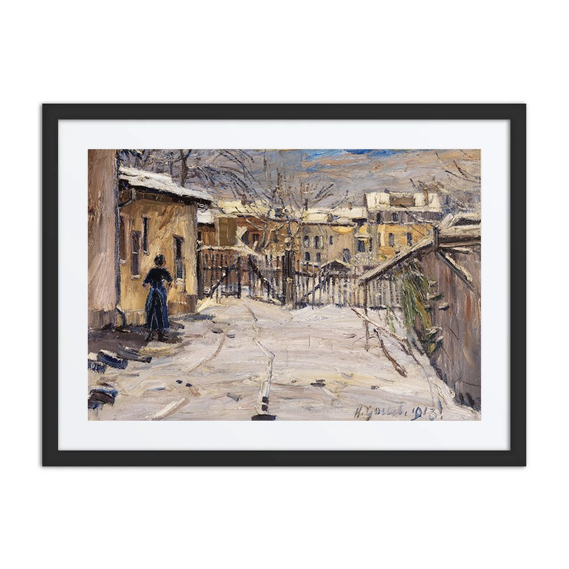 Courtyard in Snow