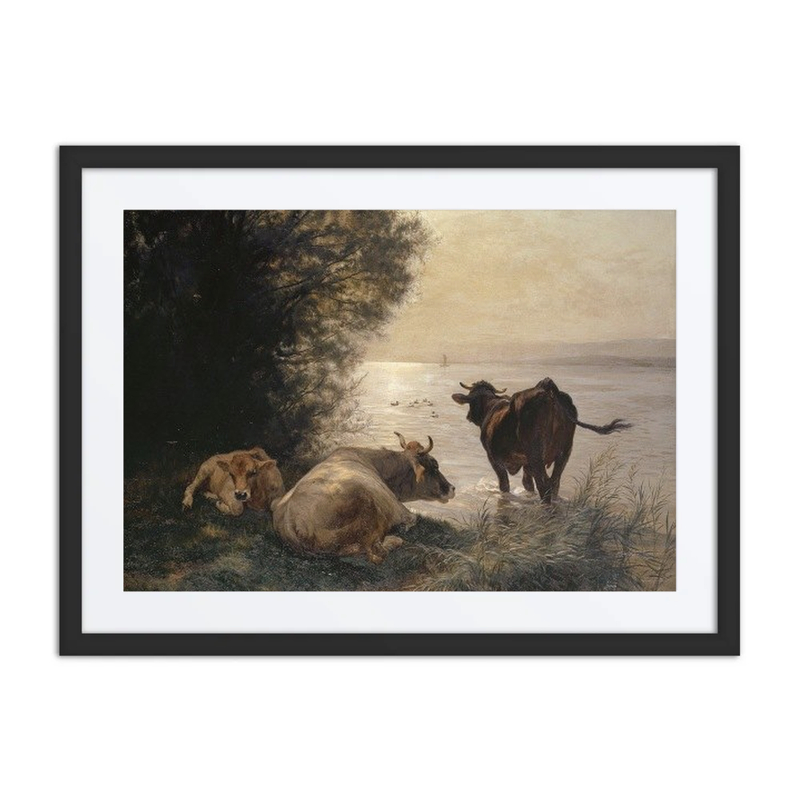 Cows by the Lakeside