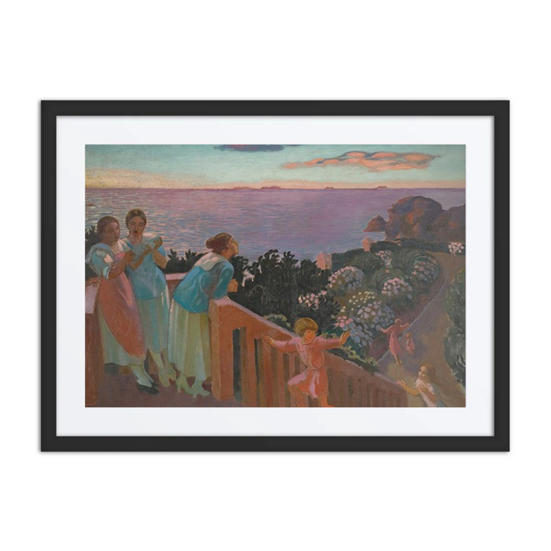 Crépuscule aux Hortensias