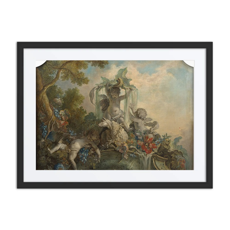 Cupids with a Sheep