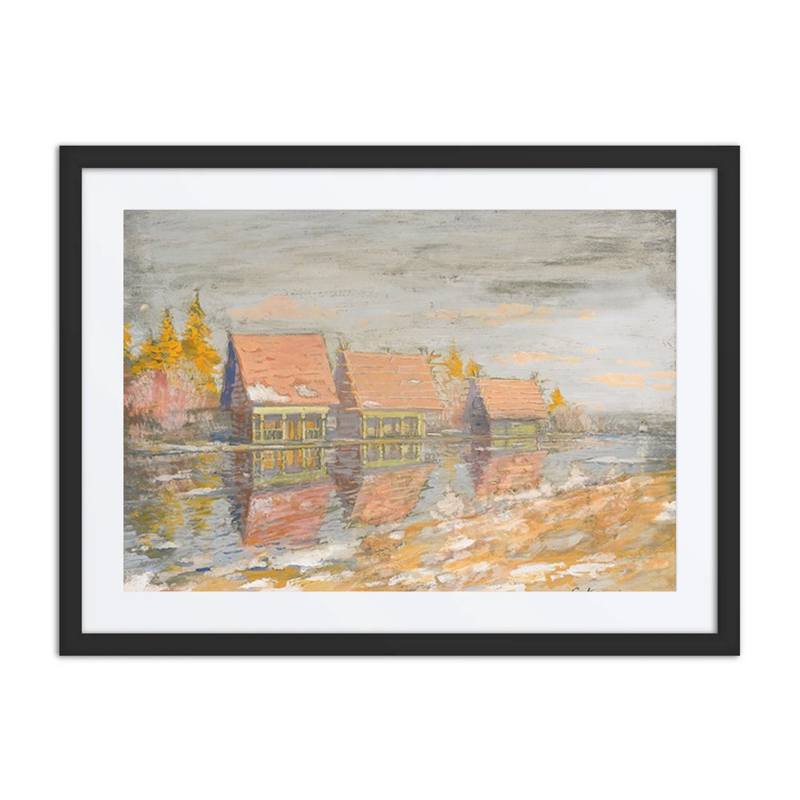 Dachas on the River Bank