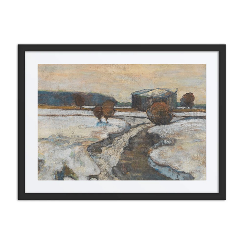 Dachauer Moorlandschaft Im Winter