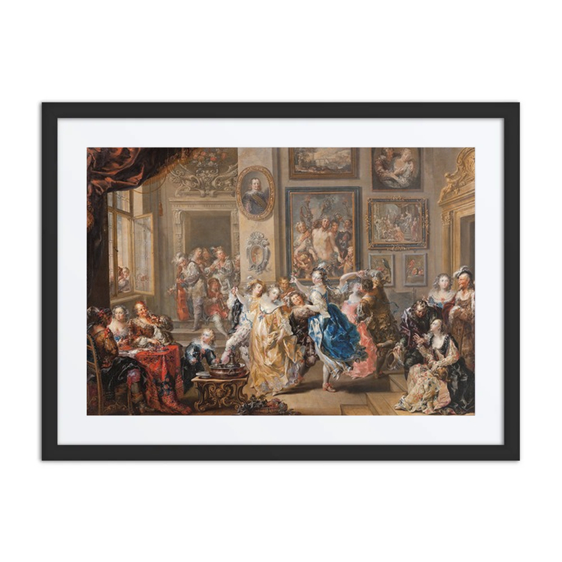 Dancing Scene with Palace Interior