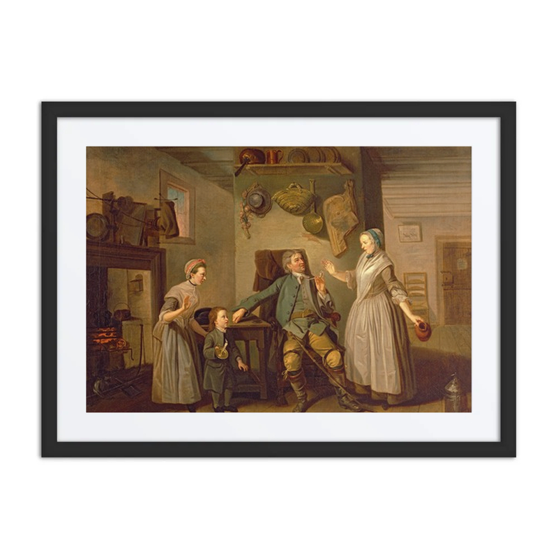 David Garrick and Mary Bradshaw in David Garrick’s ‘the Farmer’s Return’