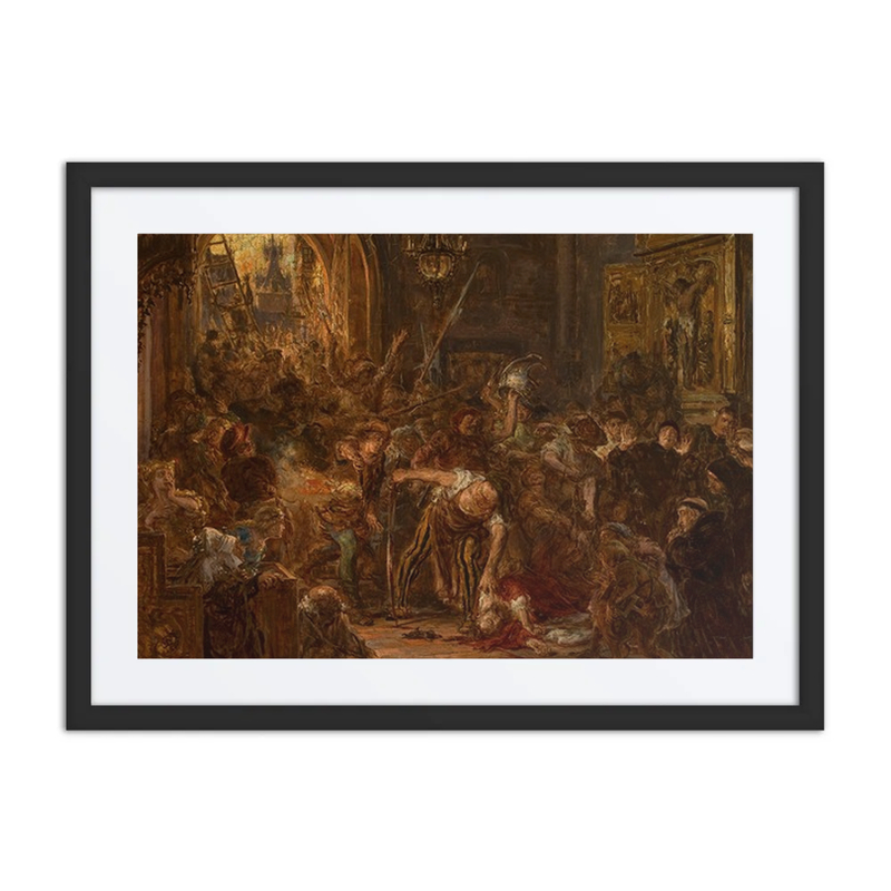 Death of Andrzej Tęczyński in the Franciscan Church