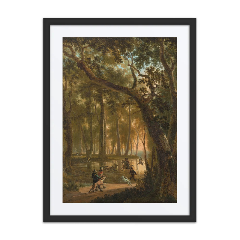 Deer Hunt in a Forest