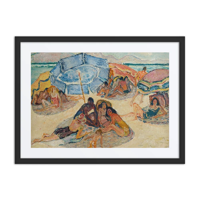 Der Blaue Schirm Vor Dem Zuckerhut