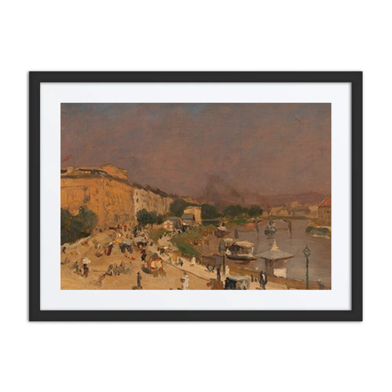 Der Franz-Josefs-Kai (View Upstream Towards the Hotel Metropol)