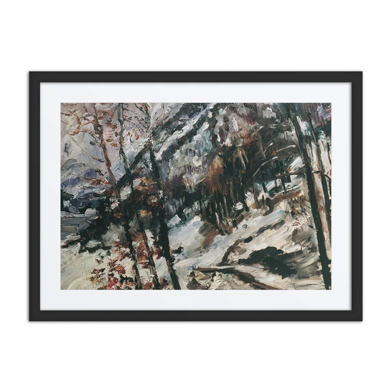 Der Herzogstand Am Walchensee Im Schnee