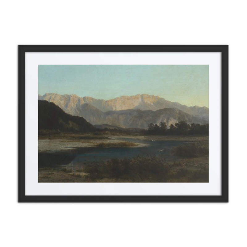 Der Inn Mit Blick Zum Kaisergebirge