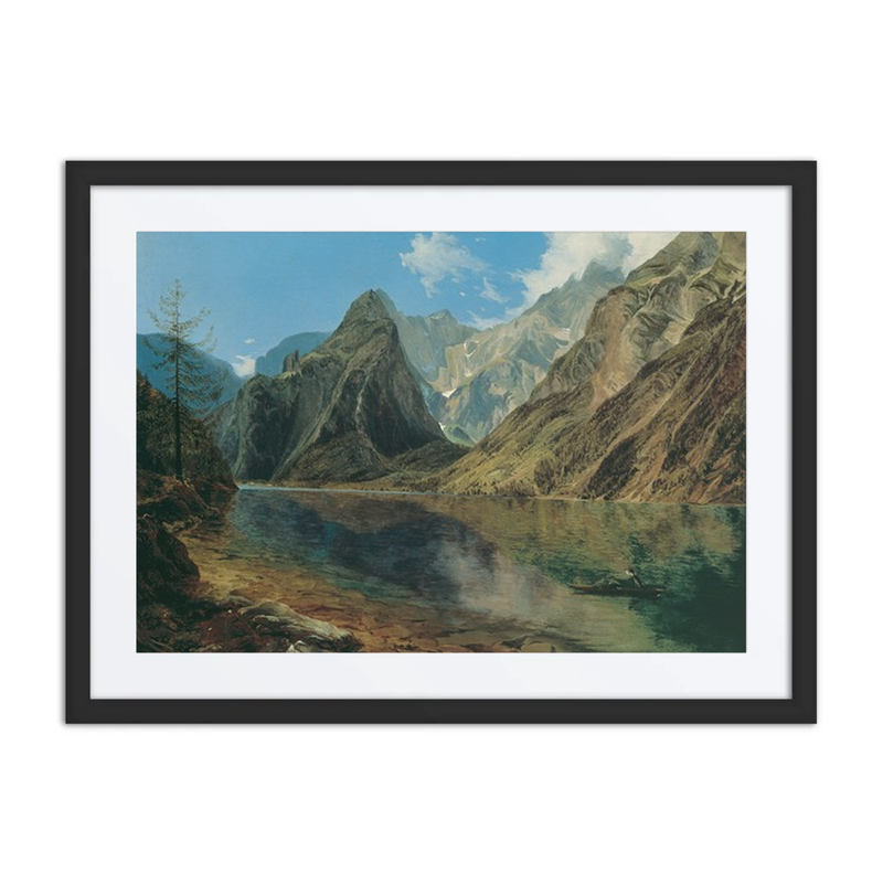 Der Königssee Mit Dem Watzmann