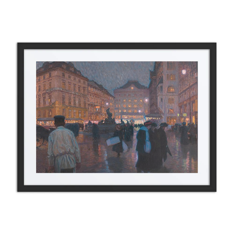 Der Neue Markt Am Abend