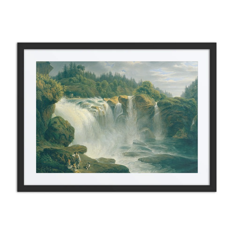 Der Traunfall Bei Gmunden