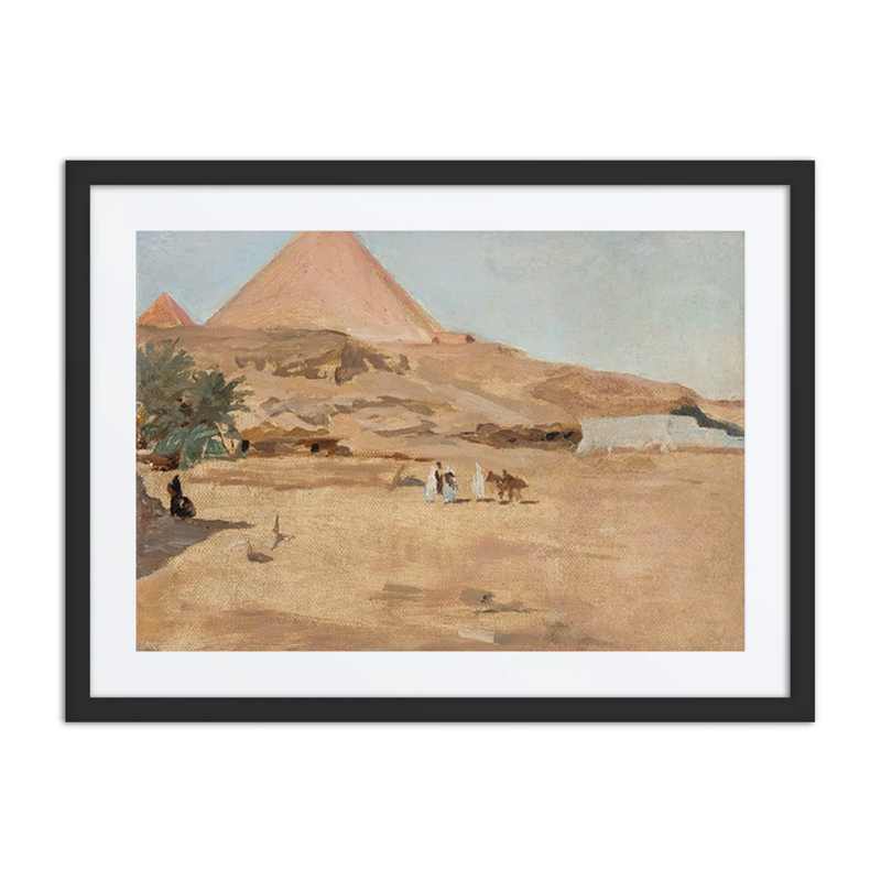 Desert and Pyramid Motif, Journey to Egypt