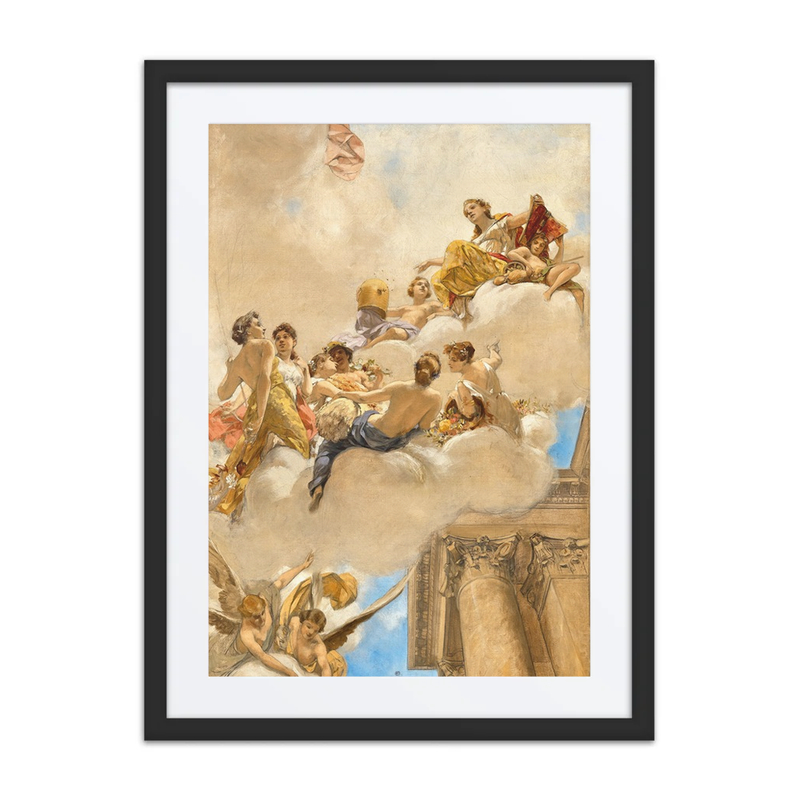 Design for a Ceiling Fresco, Allegory of Austria