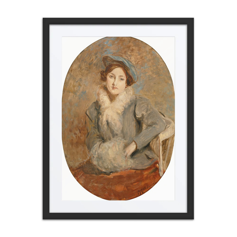 Désirée Manfred with a Muff