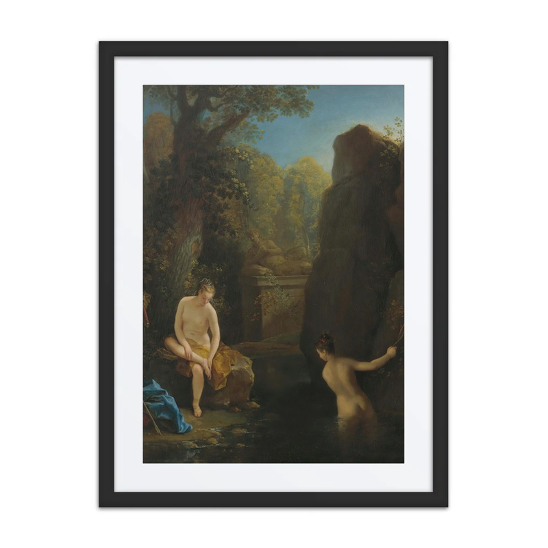 Diana and a Nymph Bathing