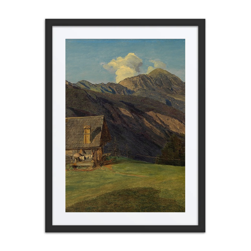 Die Alpenhütte Auf Dem Hoisenrad Bei Ischl