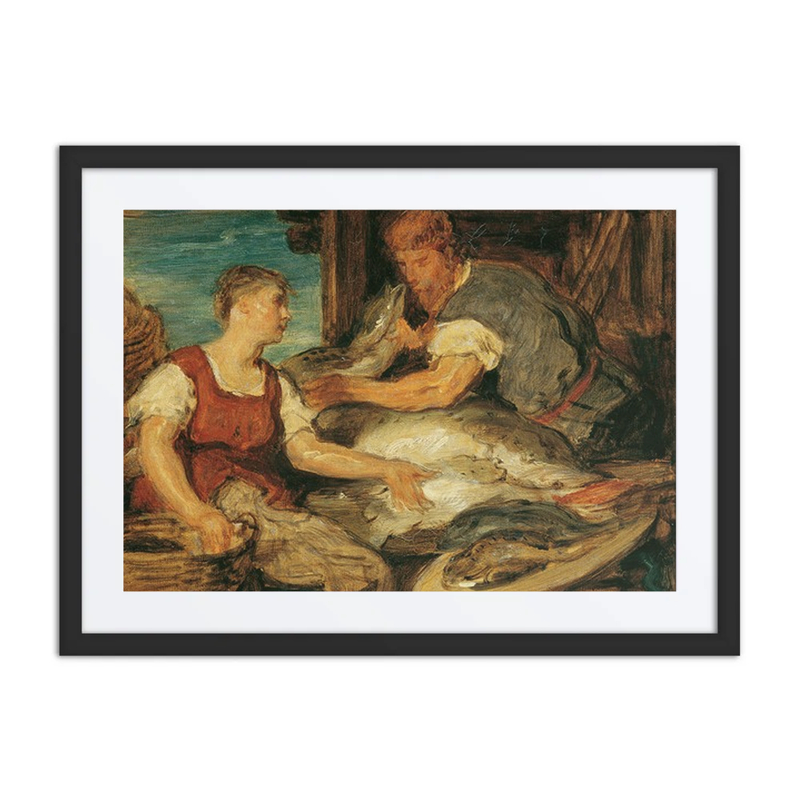 Die Fischverkäuferin