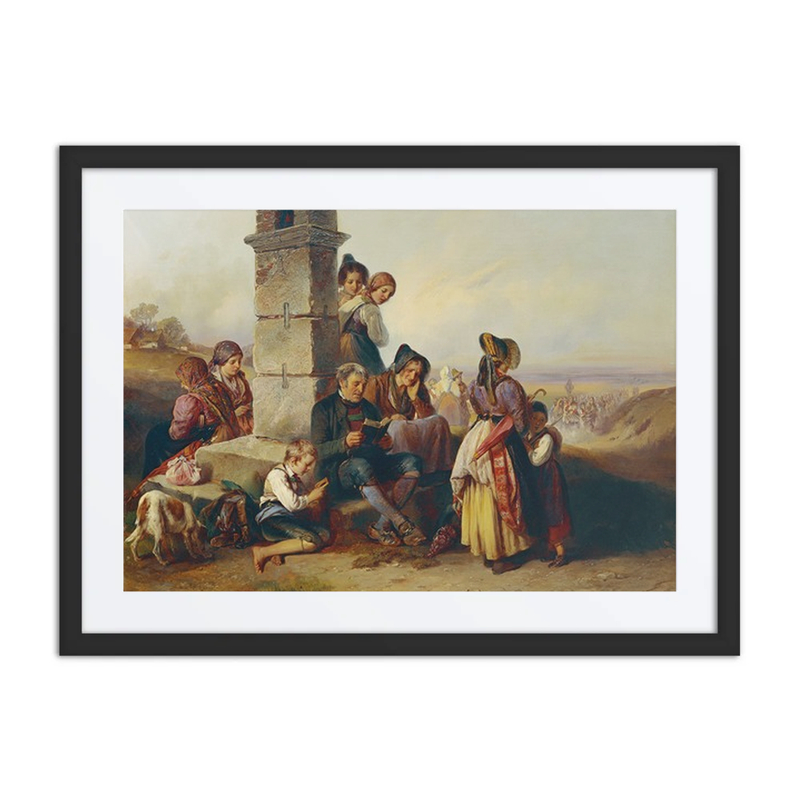 Die Rast Der Wallfahrer