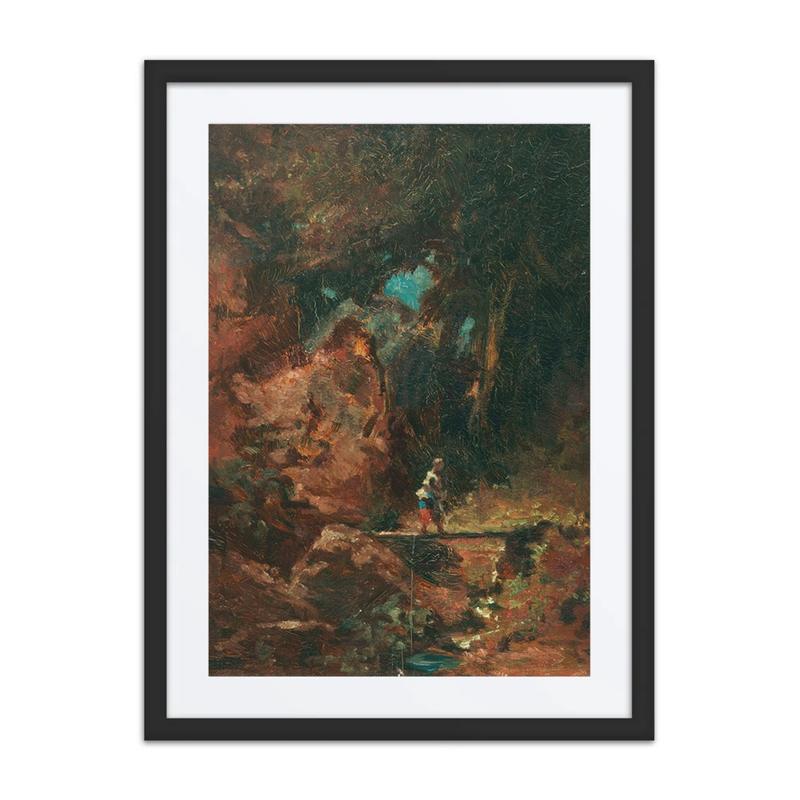 Die Sennerin Auf Dem Waldsteg