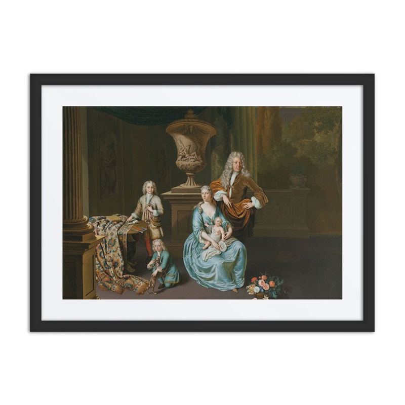 Diederik Baron Van Leyden Van Vlaardingen, Burgomaster of Leiden, with His Wife Sophia Dina de Rovere and Their Sons Pieter, Jan en Adriaan Pompejus