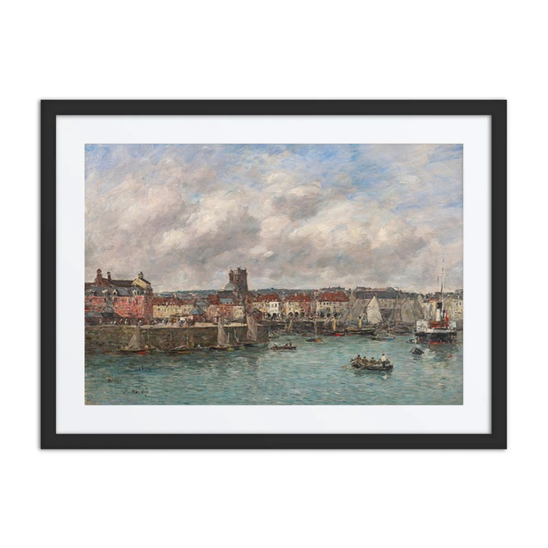 Dieppe. the Port, View from le Pollet