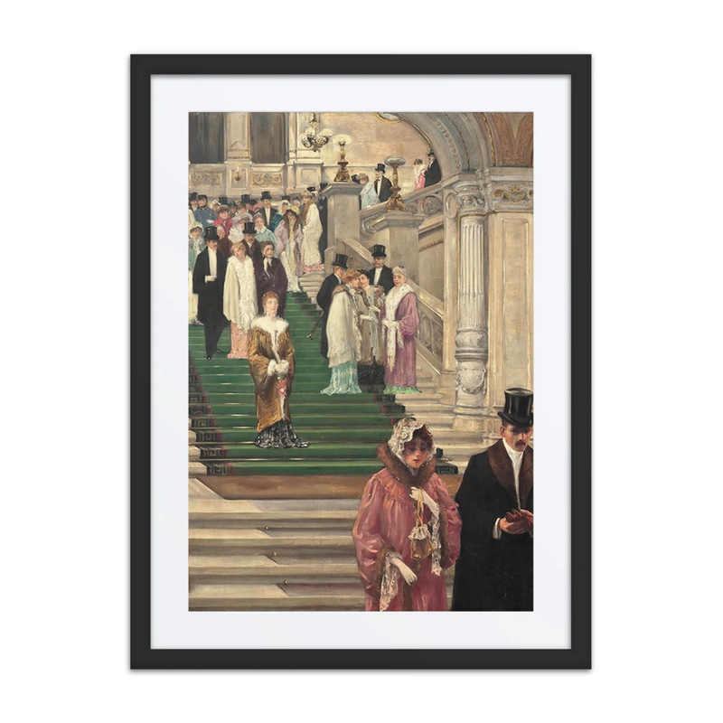 Dignitaries Leaving the Opera, Vienna