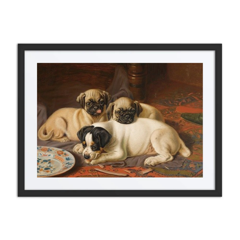 Dinner, Two Pugs and a Terrier