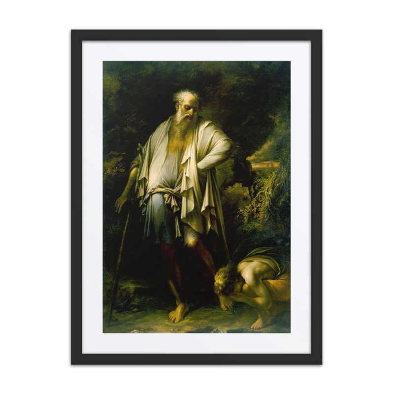 Diogenes Casting Away His Cup