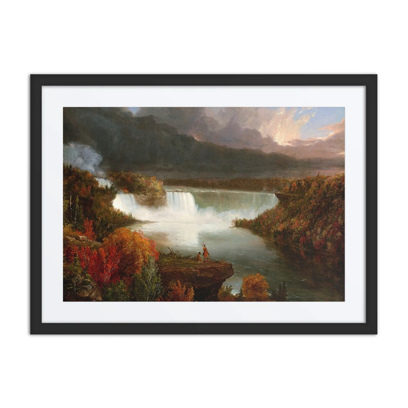 Distant View of Niagara Falls