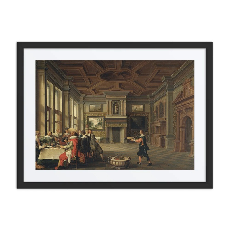 Distinguished Dinner Company in an Interior