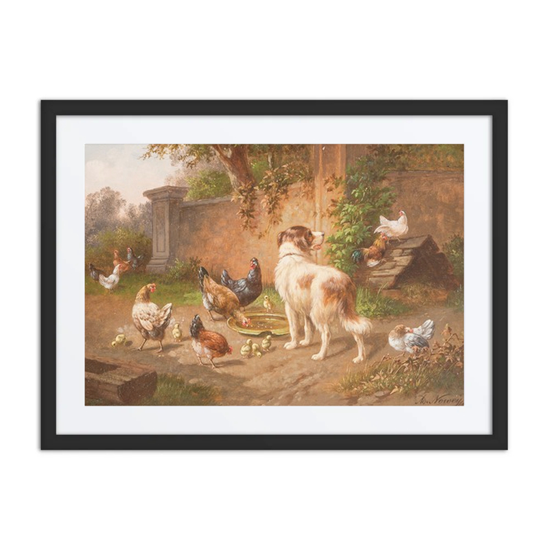 Dog Among Chickens