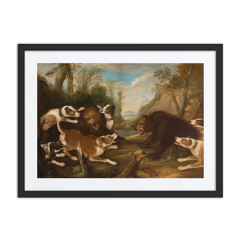 Dogs Fighting Bears
