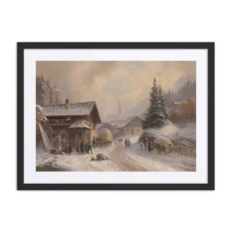 Dorfstrasse Im Winter