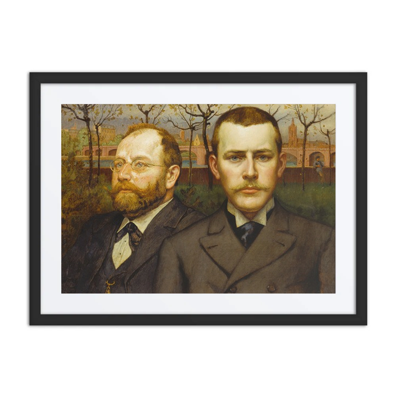 Double Portrait of Heinrich Pallmann and Heinrich Weizsaecker