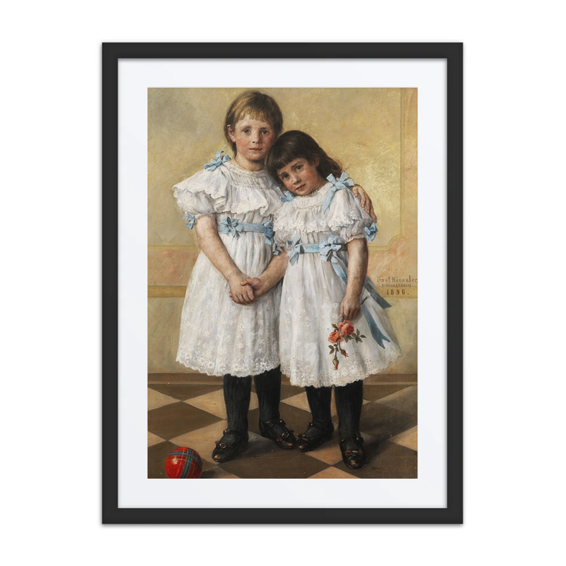 Double Portrait of Two Girls