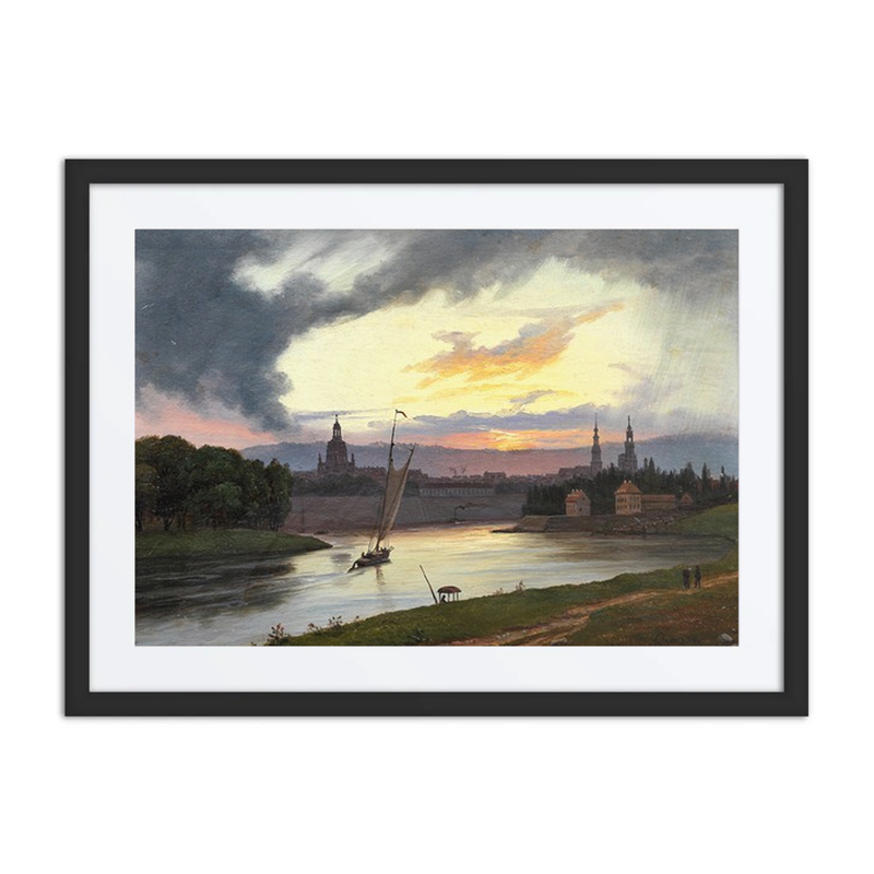 Dresden at Sunset