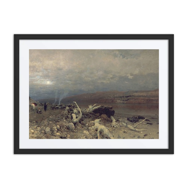 Dusk on the Dead Sea