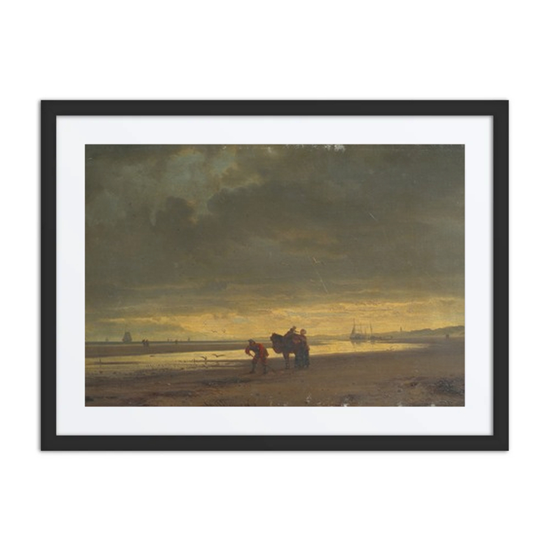 Dutch Seacoast at Low Tide