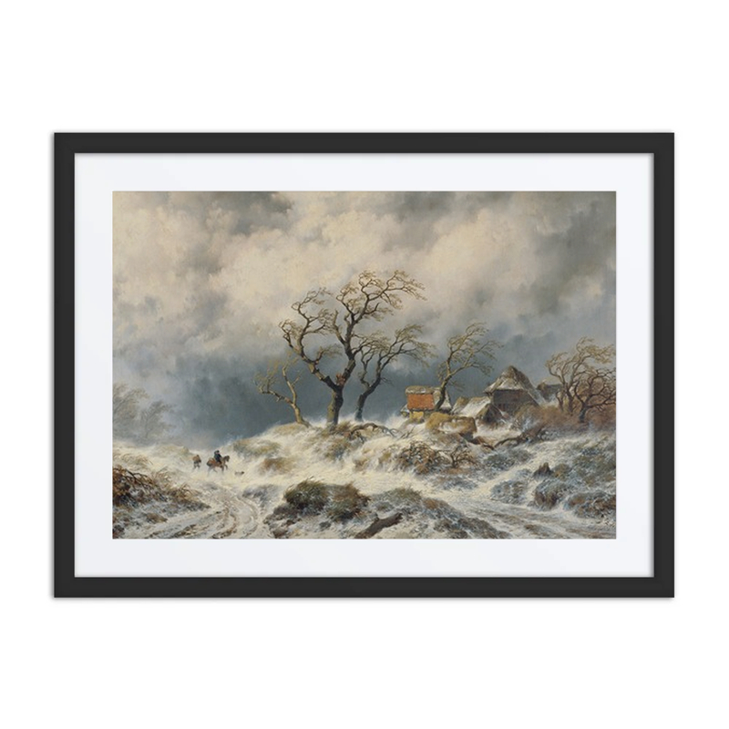 Dutch Winter Landscape (Snowdrifts)